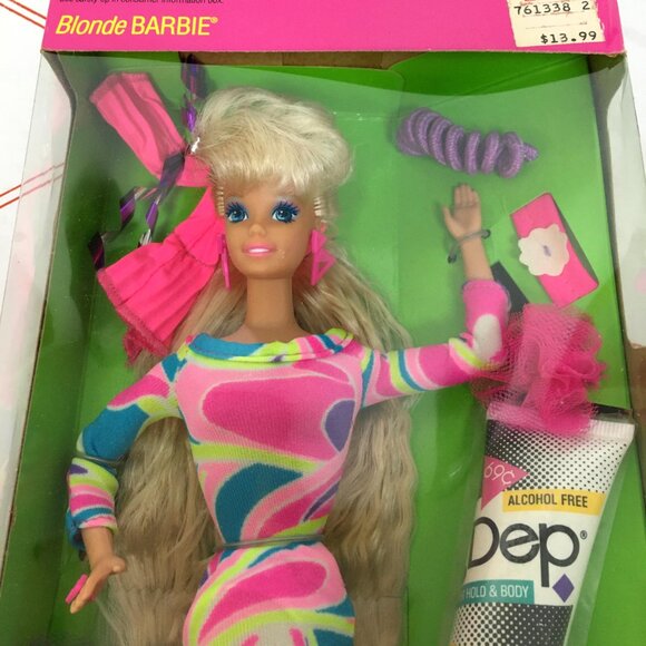 Vintage 1991 Mattel "Totally Hair #1112" Barbie Doll - Picture 6 of 10